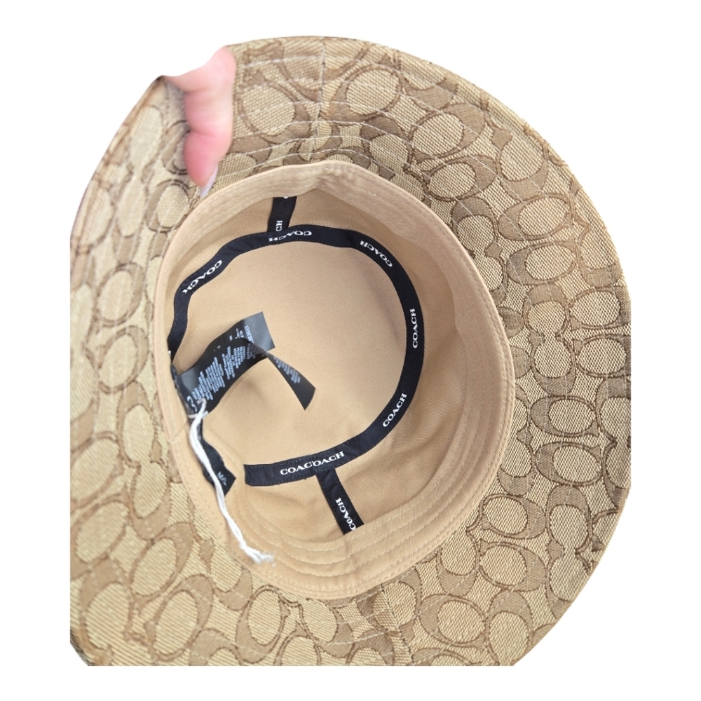 NWOT COACH Signature "C" Jacquard Bucket Hat - Picture 6 of 6
